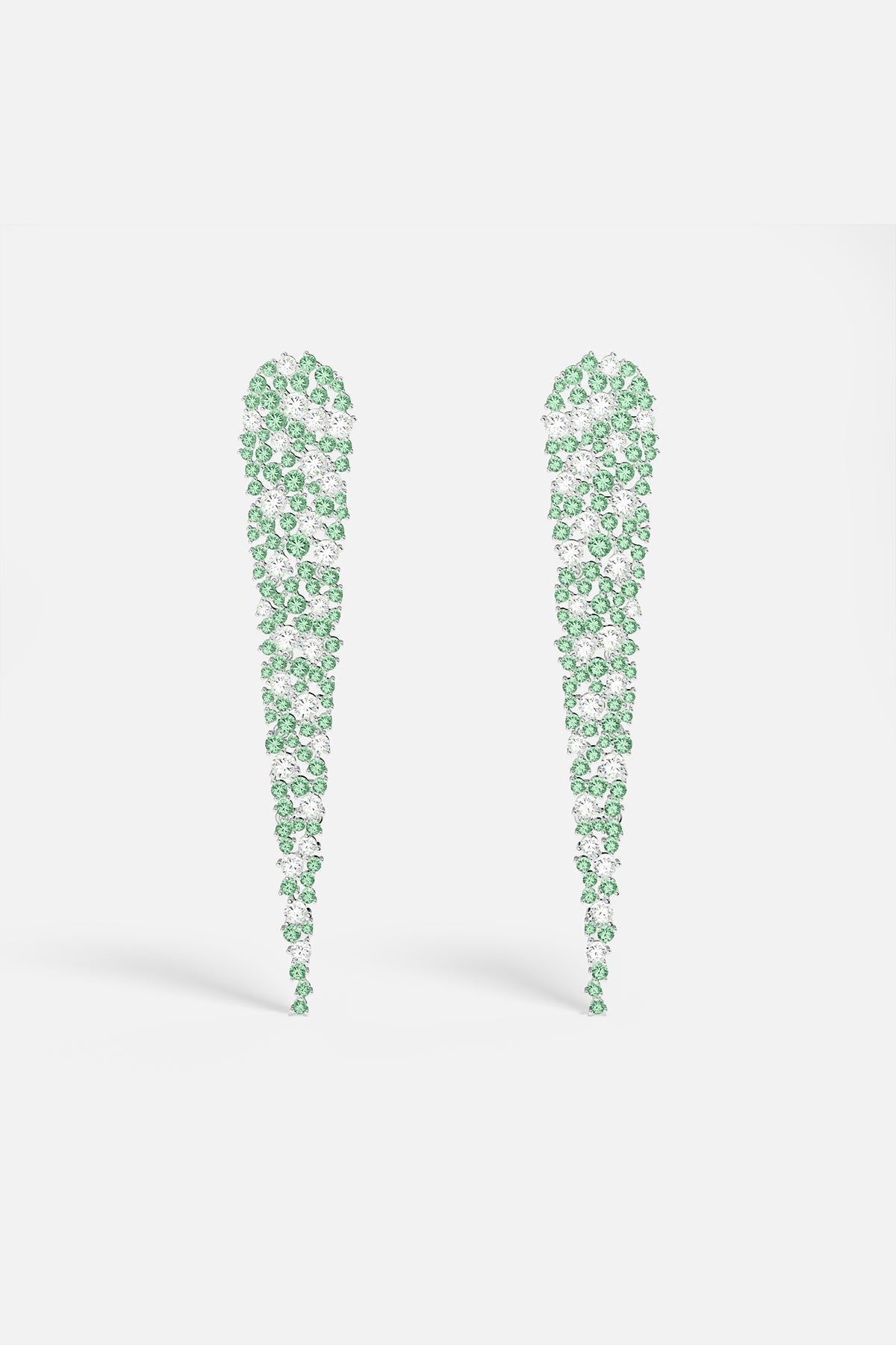 Boucles D'Oreilles Goutte Vert Pastel