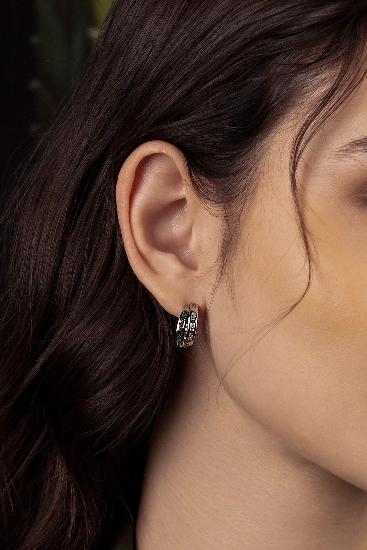 APM Monaco Boucles d'Oreilles Code Morse Toi Moi en Argent