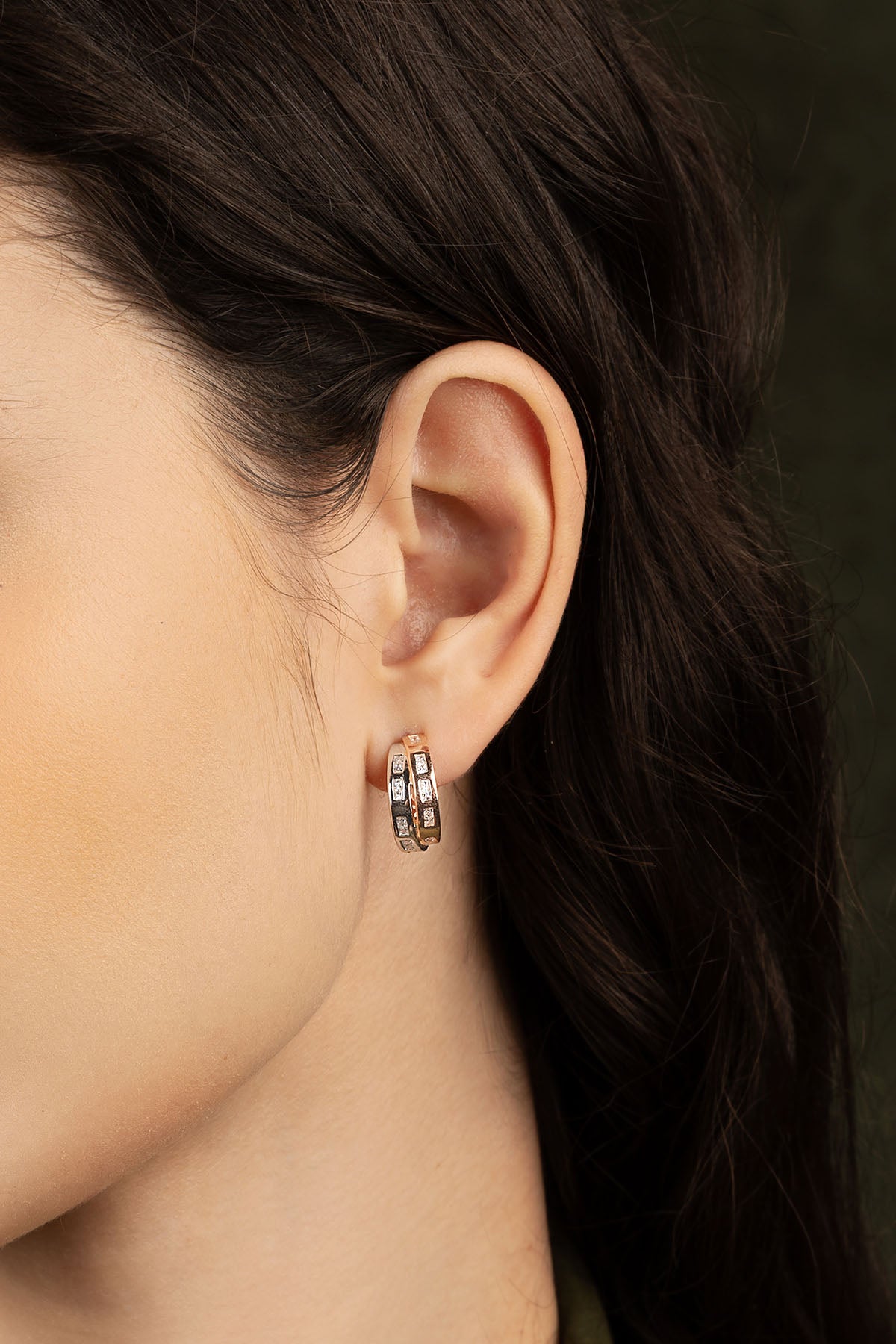 APM Monaco Boucles d'Oreilles Code Morse TOI MOI 