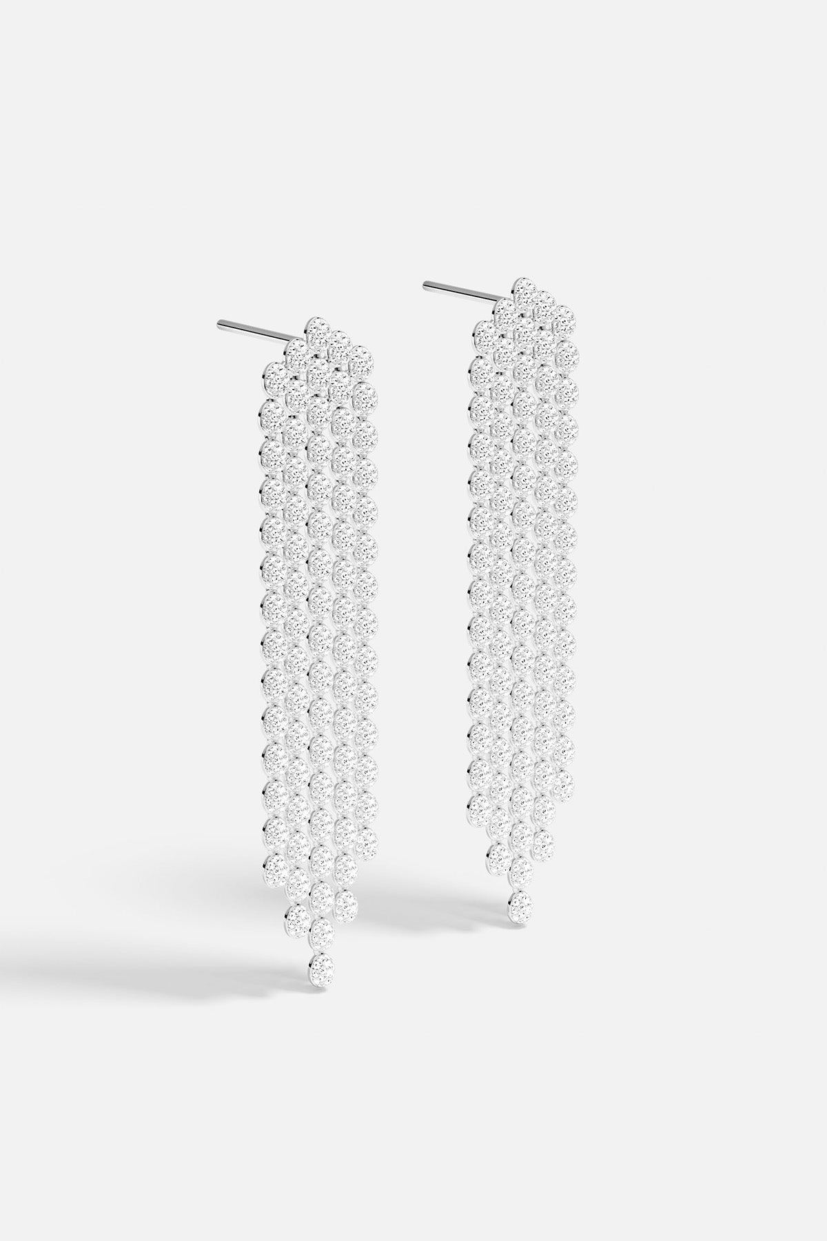 Pavé Cascade Earrings - APM Monaco