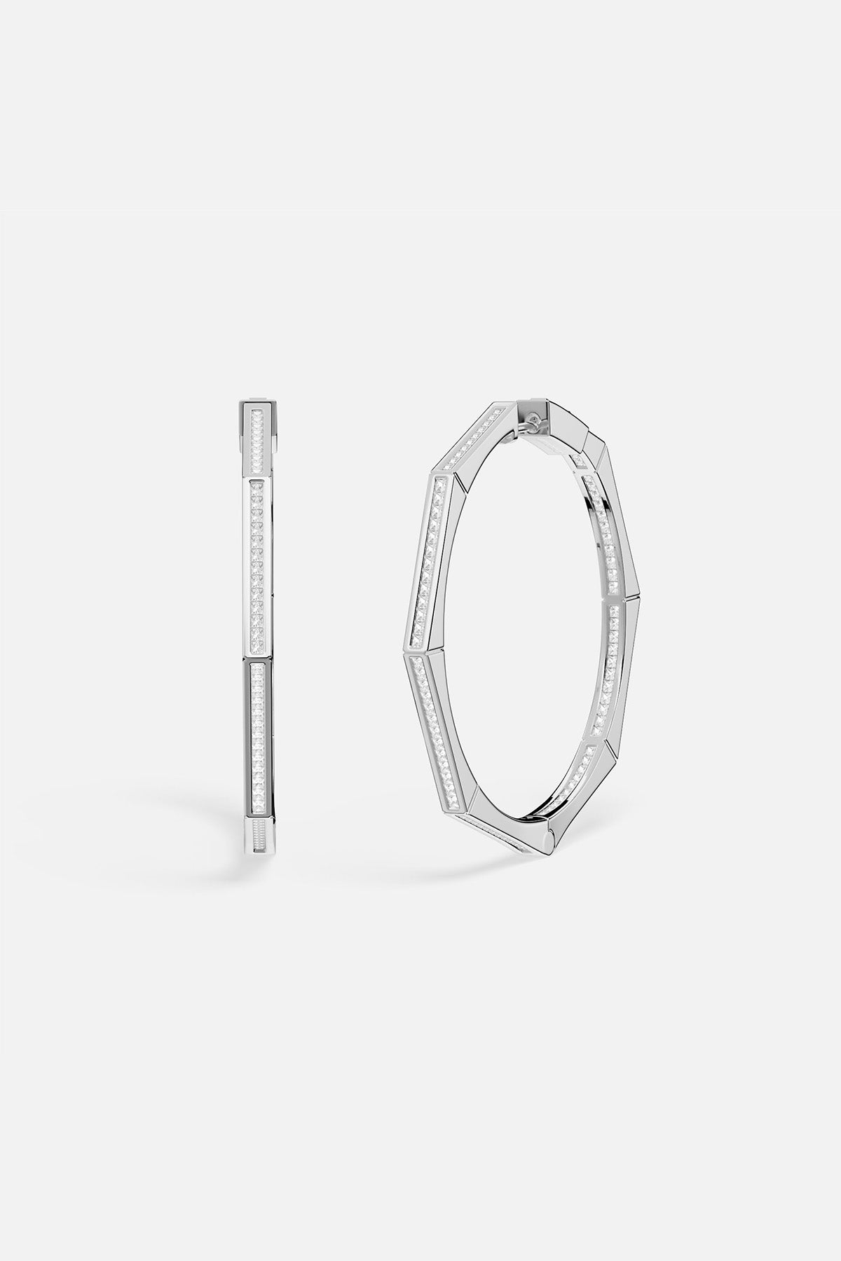 APM MONACO Créoles Géométrique Pavé