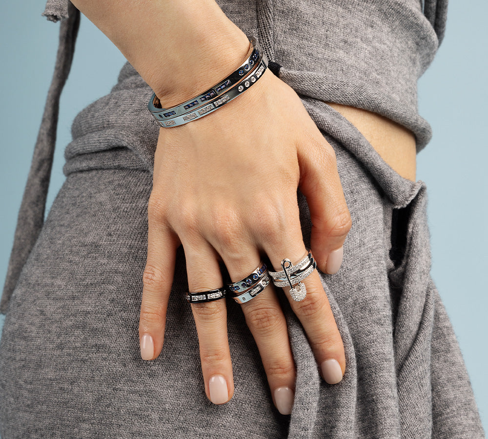 APM Monaco Collection Morse Code Rings Bracelets