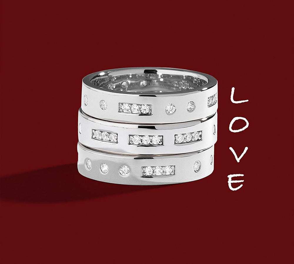 APM Monaco Collection Morse Code Bague Code Morse LOVE