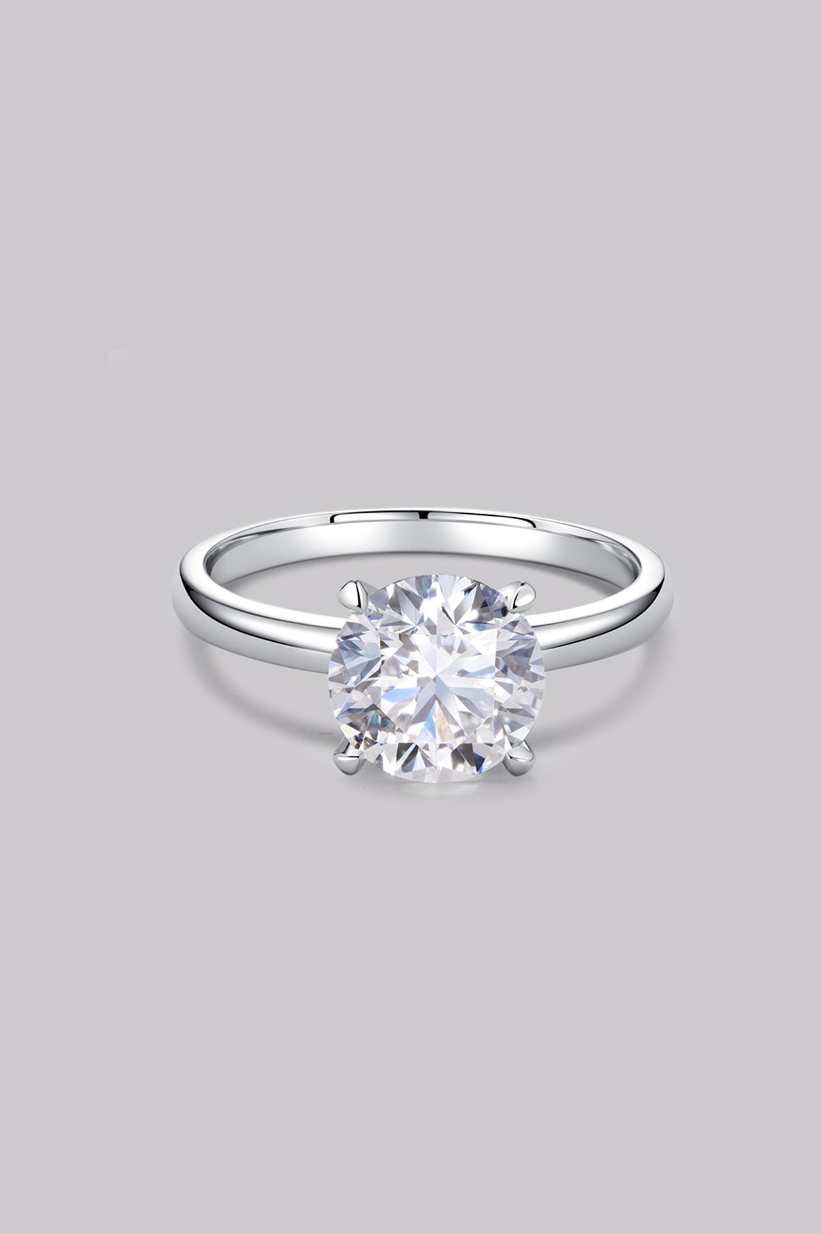 Bague Solitaire Rond (2ct) Or 18 Carats - APM Monaco