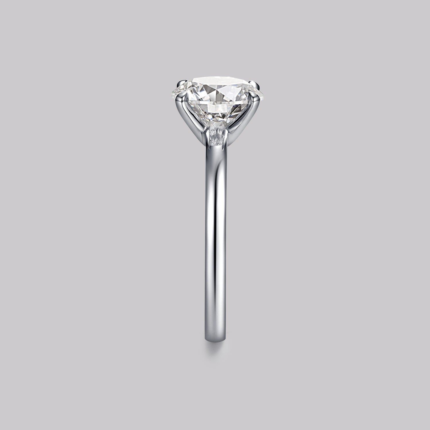 Bague Solitaire Rond (2ct) Or 18 Carats - APM Monaco