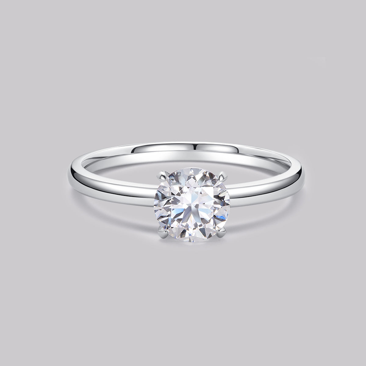 Bague Diamant Solitaire Rond (1ct) APM Monaco