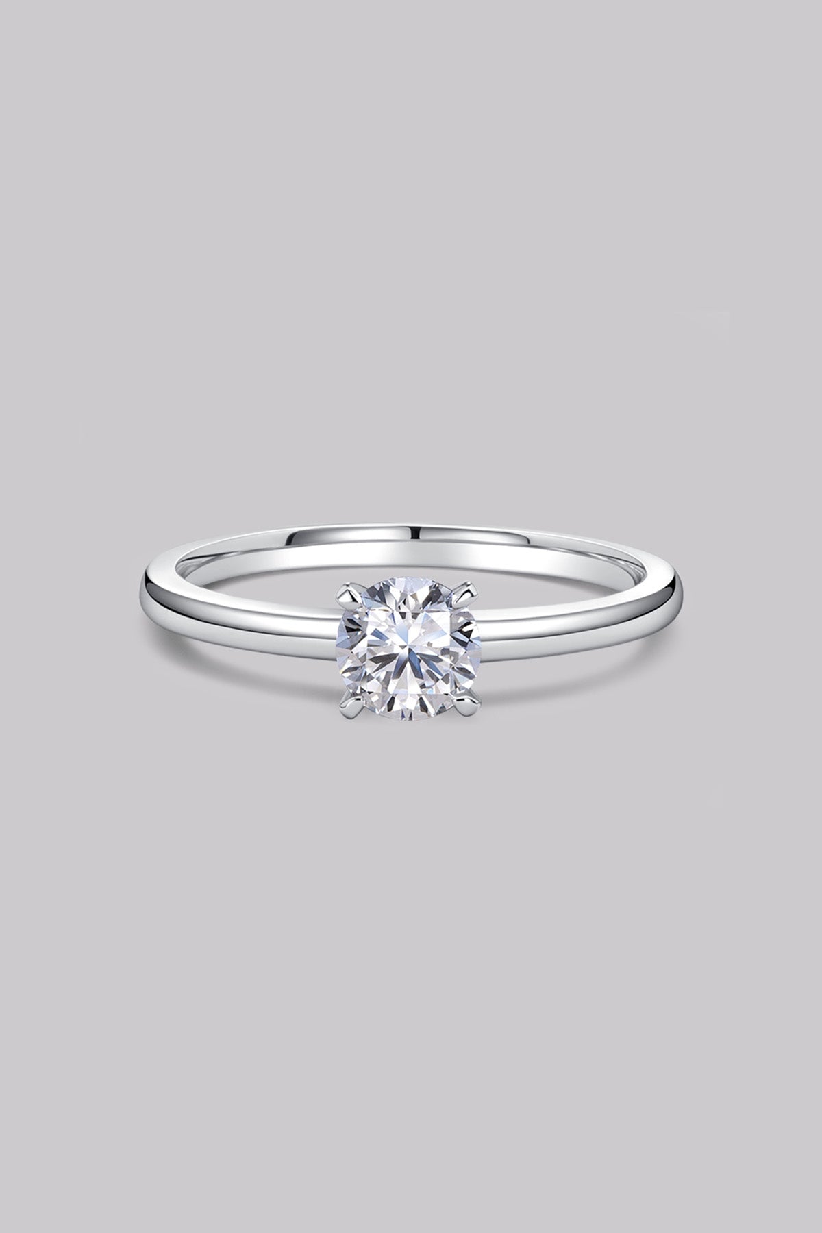 apm monaco Bague Diamant Solitaire Rond (0.50ct)