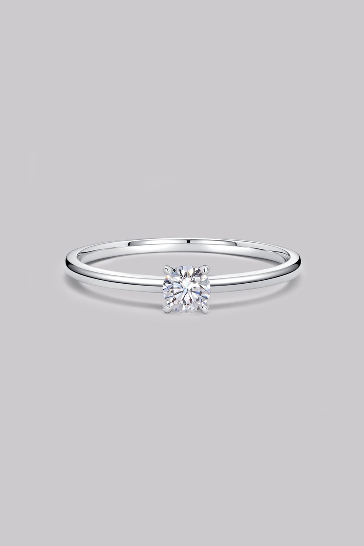 Bague Solitaire Rond (0.25ct) Or 18 Carats - APM Monaco