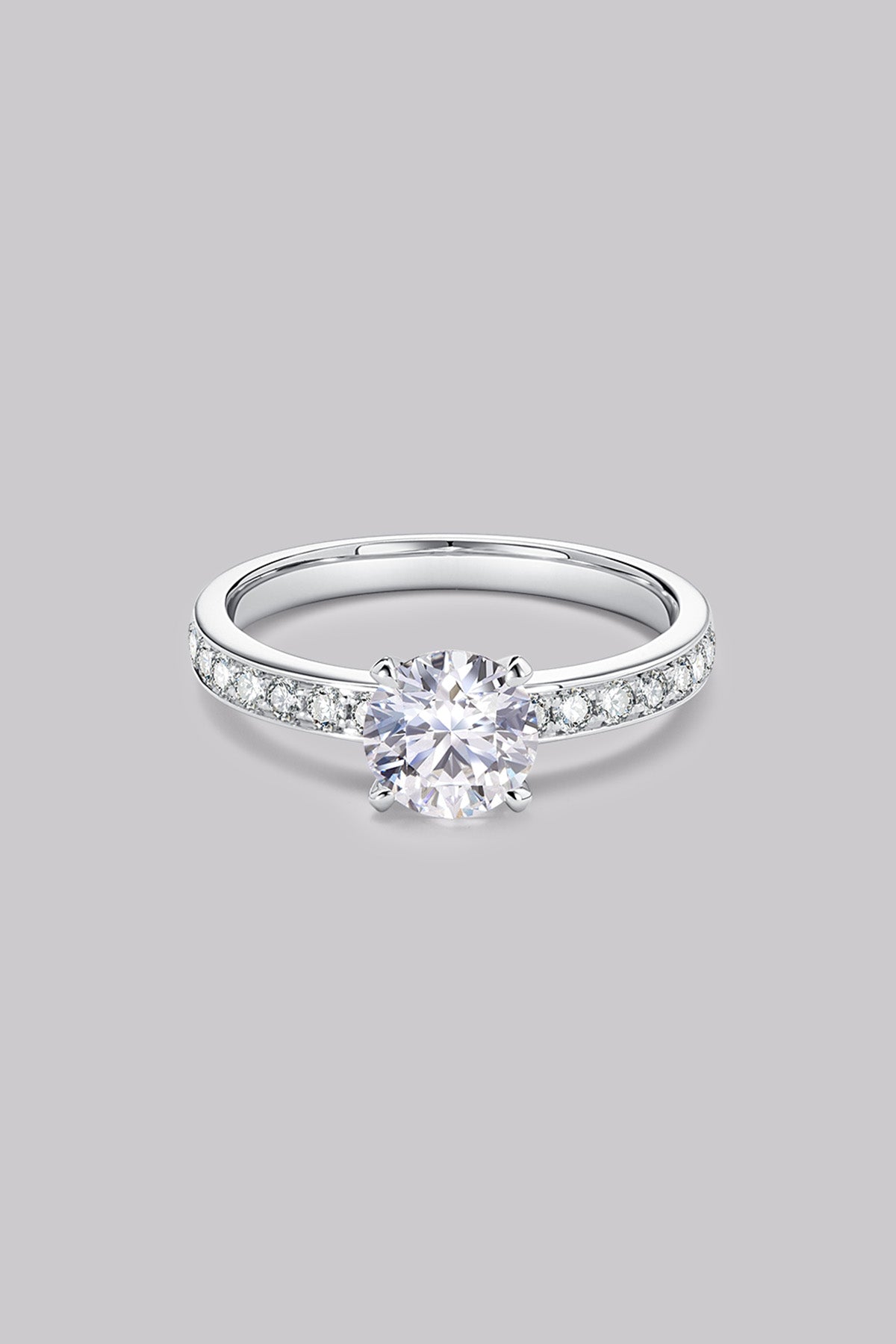 Bague Pavé Rond (1.32ct) Or 18 Carats - APM Monaco