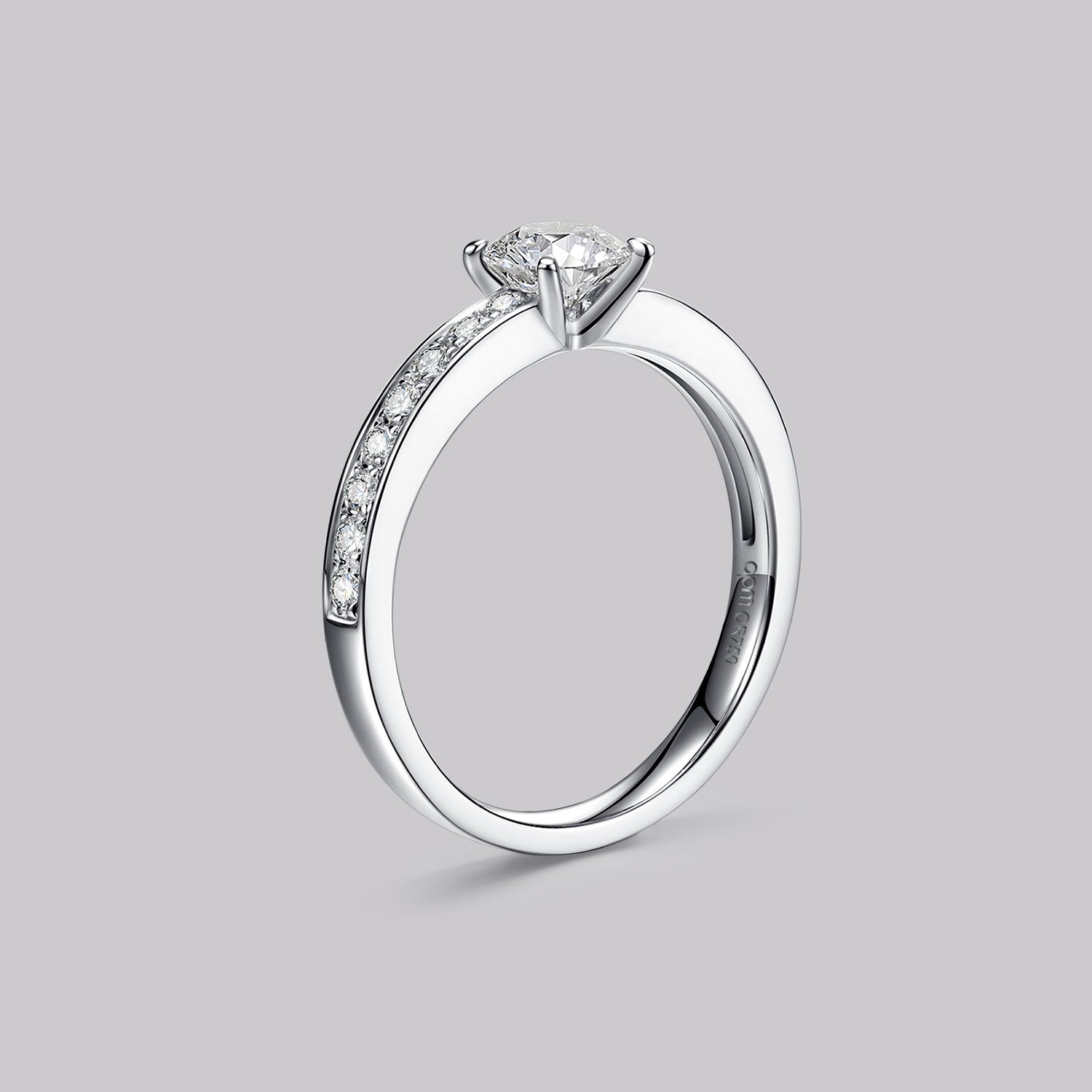 Bague Pavé Rond (0.72ct) Or 18 Carats - APM Monaco