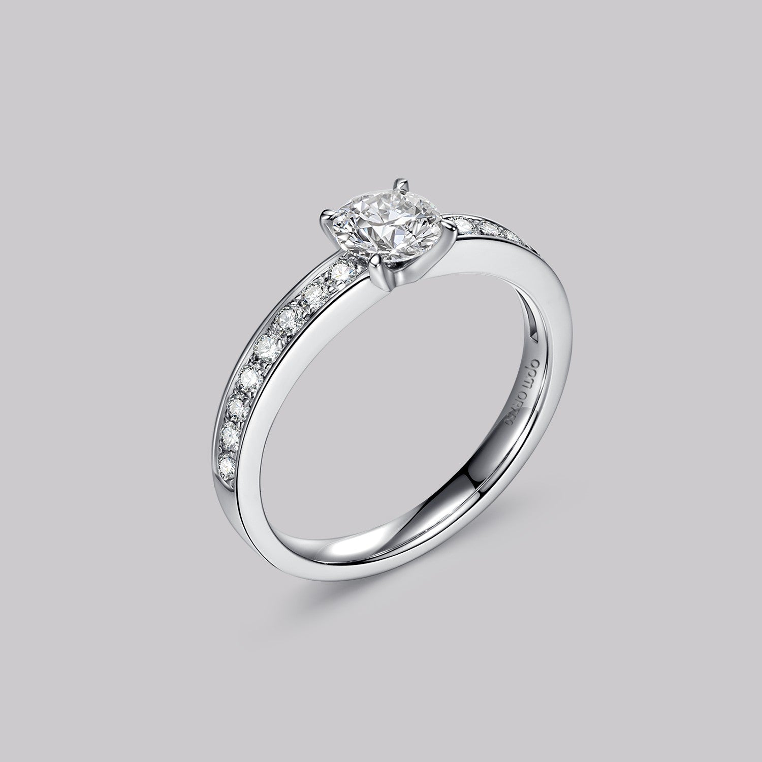 Bague Pavé Rond (0.72ct) Or 18 Carats - APM Monaco