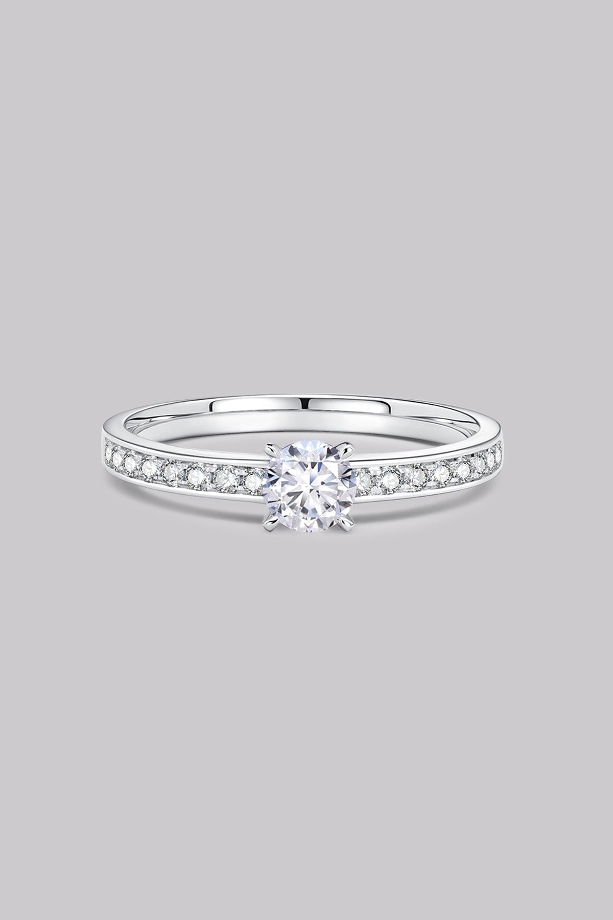 Bague Pavé Rond (0.72ct) Or 18 Carats - APM Monaco