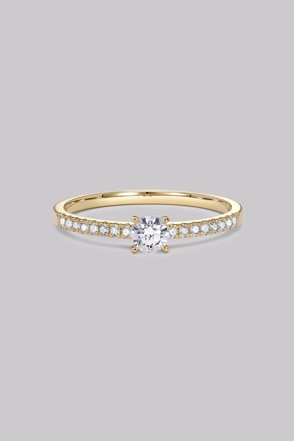 Bague Pavé Rond (0.39ct) Or 18 Carats - APM Monaco