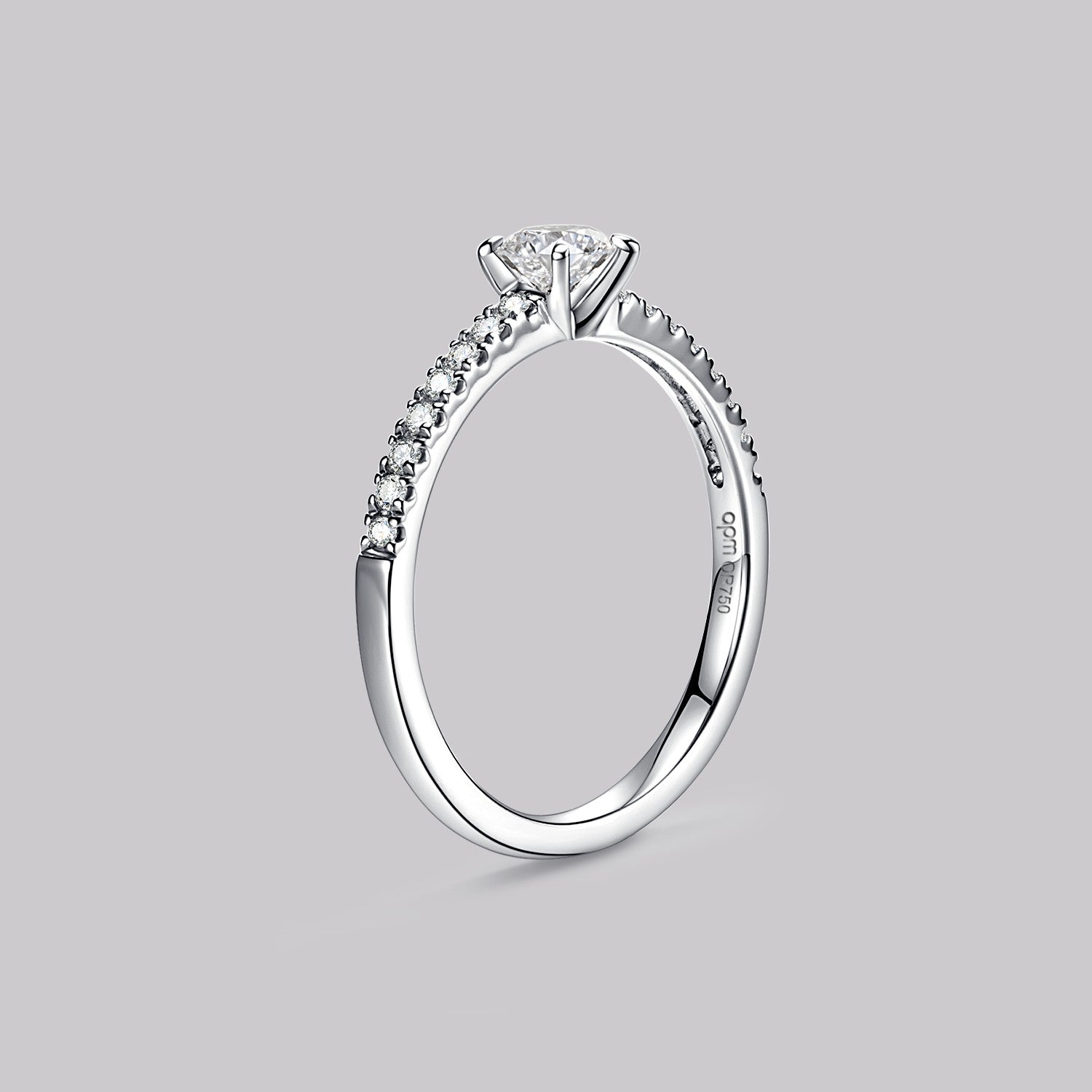 Bague Pavé Rond (0.39ct) Or 18 Carats - APM Monaco