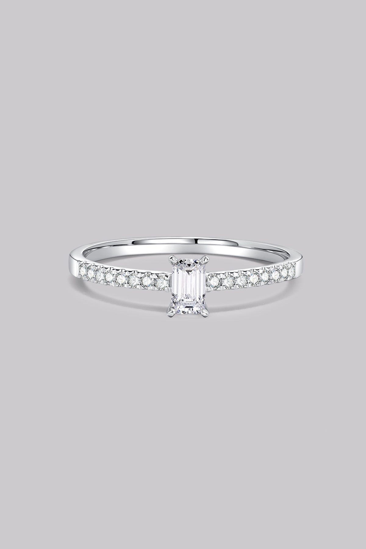 Bague Pavé Émeraude (0.44ct) Or 18 Carats - APM Monaco