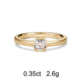 Bague Diamant Asscher (0.35ct)