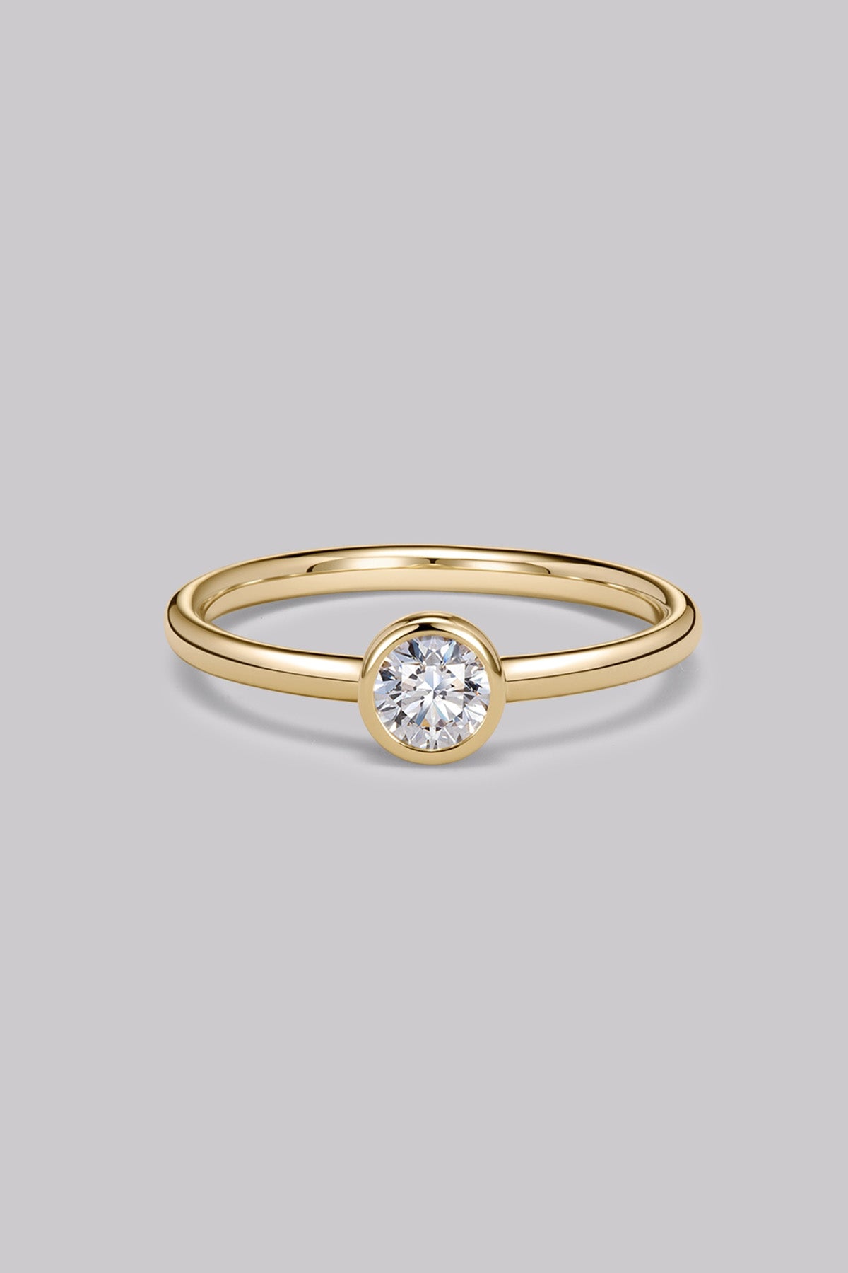 Bague Rond (0.24ct) Or 18 Carats - APM Monaco