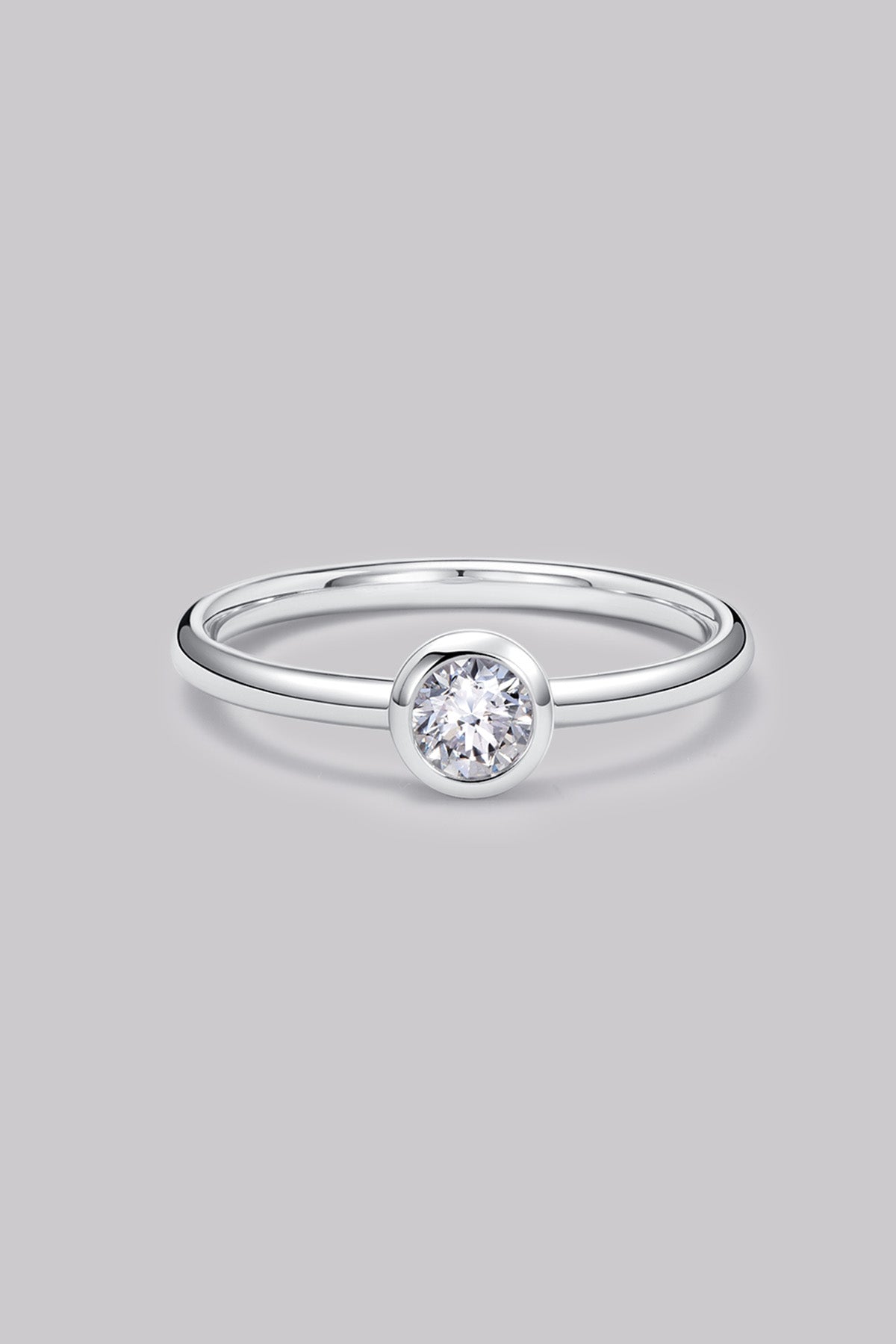 Bague Rond (0.24ct) Or 18 Carats - APM Monaco