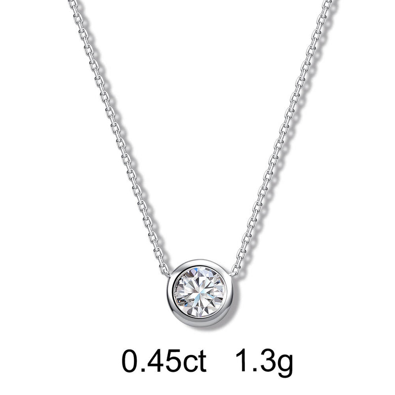 Collier Diamant Rond (0.45ct)