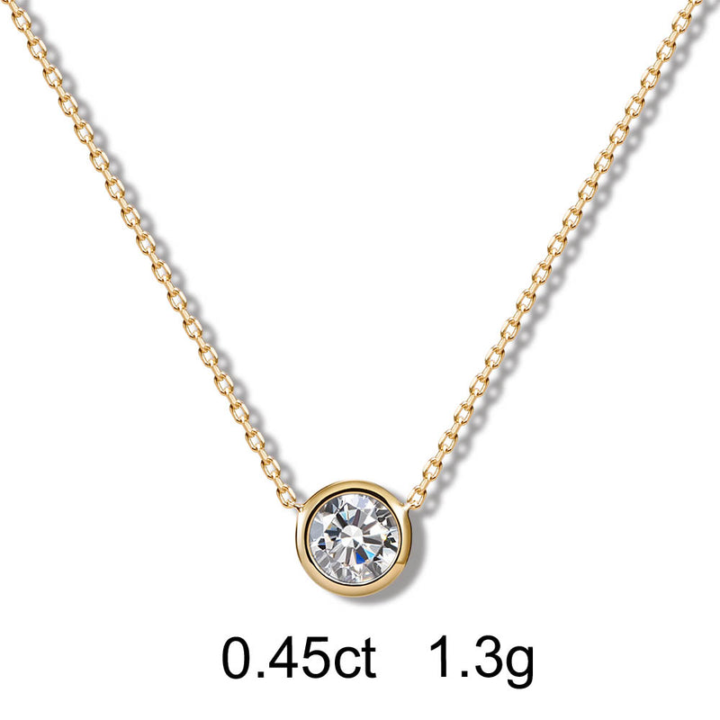 Collier Rond (0.45ct) Or 18 Carats