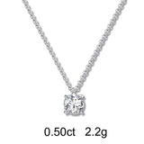 Collier Diamant Solitaire Rond (0.50ct)