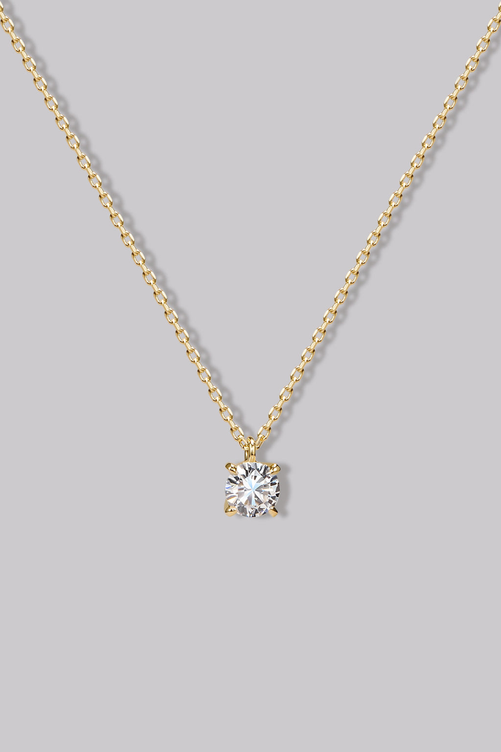 Collier Diamant Solitaire Collier Avec Pendentif Solitaire