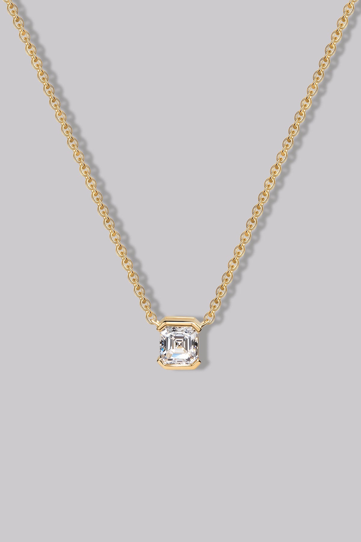 apm monaco Collier Diamant Asscher (0.35ct)
