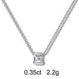Collier Diamant Asscher (0.35ct)