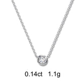 Collier Diamant Rond (0.14ct)