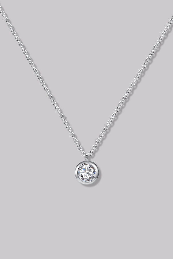 Collier Rond (0.24ct) Or 18 Carats