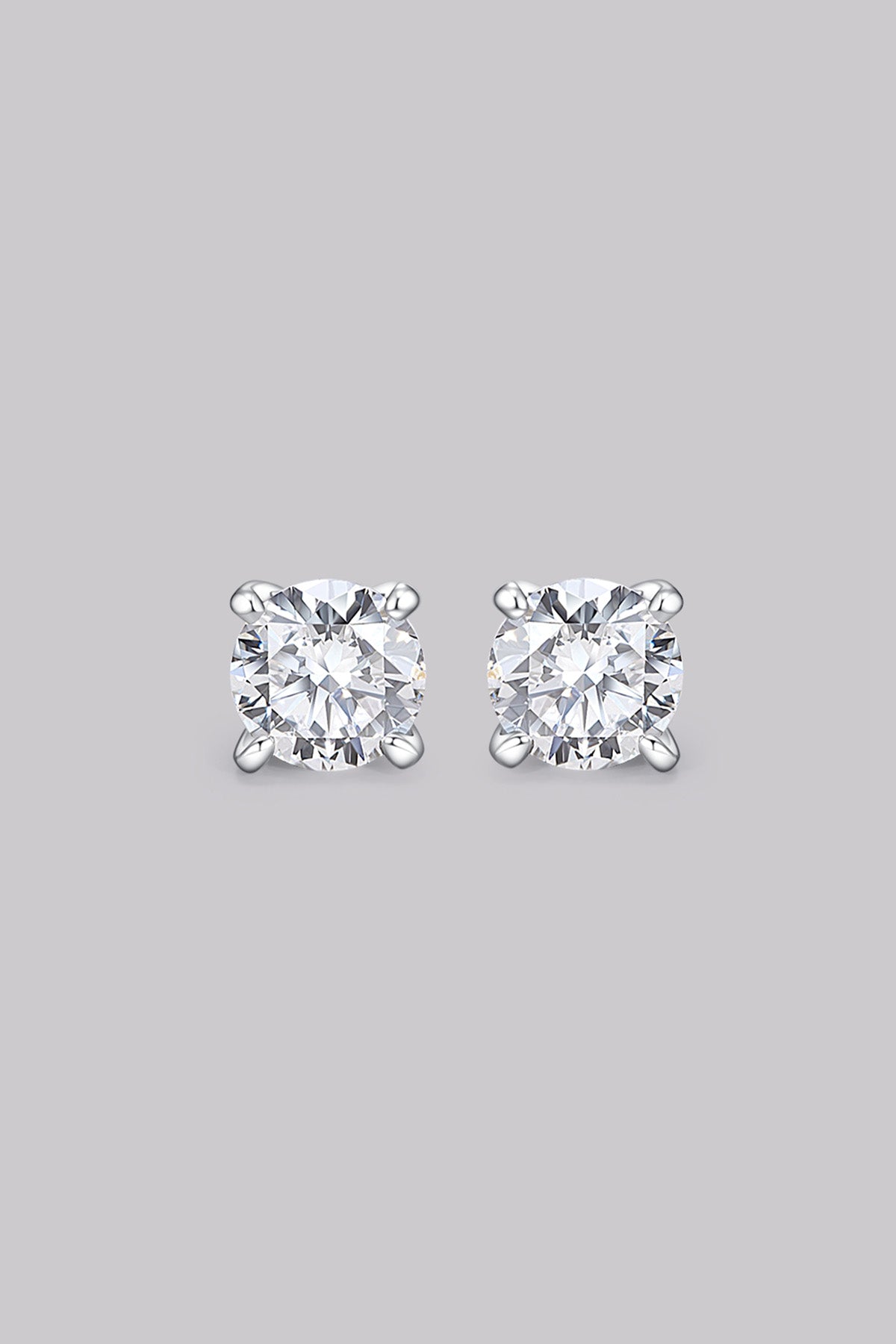 Clous d'Oreilles Rond (0.50ct) Or 18 Carats - APM Monaco