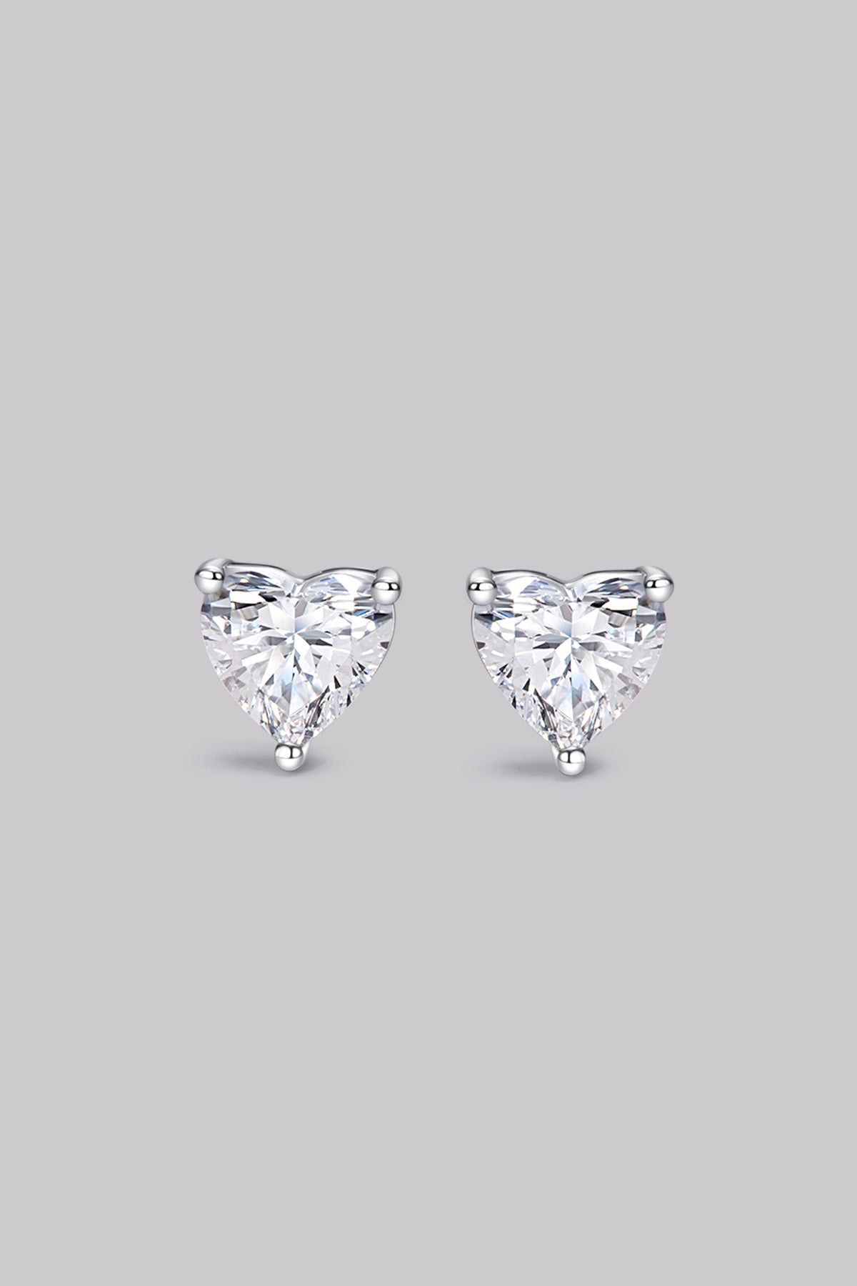 Clous d'Oreilles Cœur (0.68ct) Or 18 Carats - APM Monaco