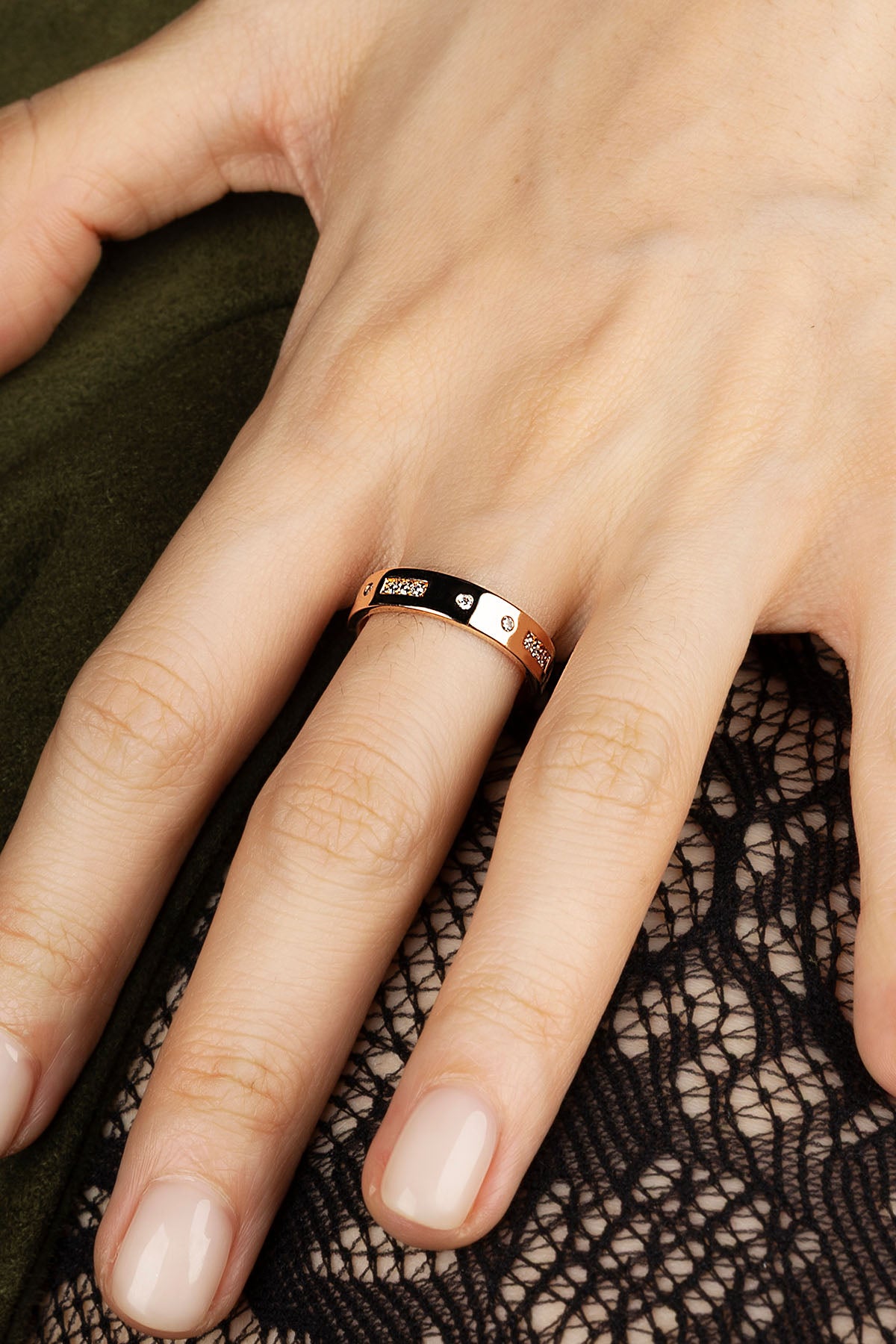 APM Monaco Bague Code Morse LOVE