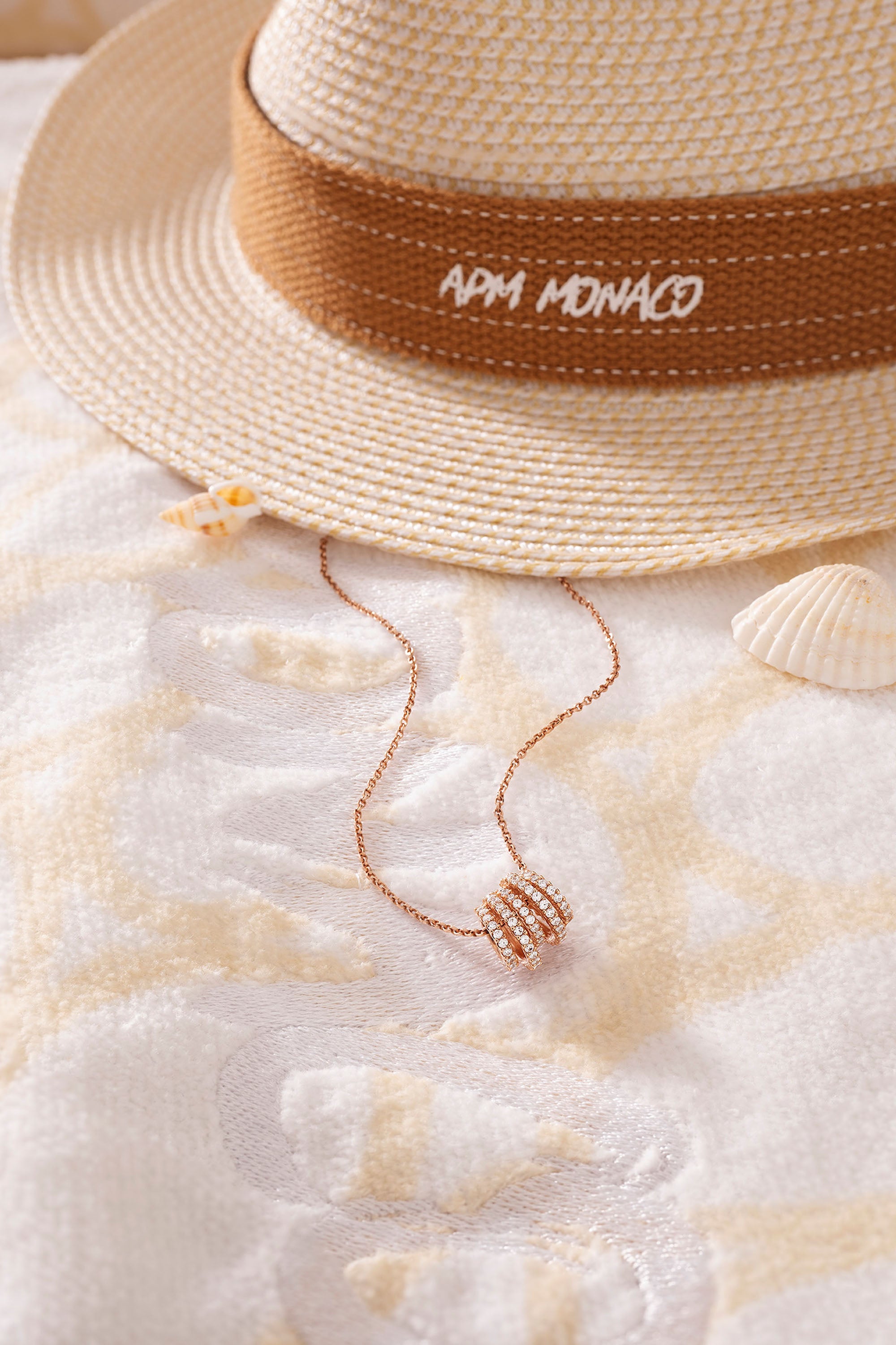Collier Ajustable Anneaux - APM Monaco