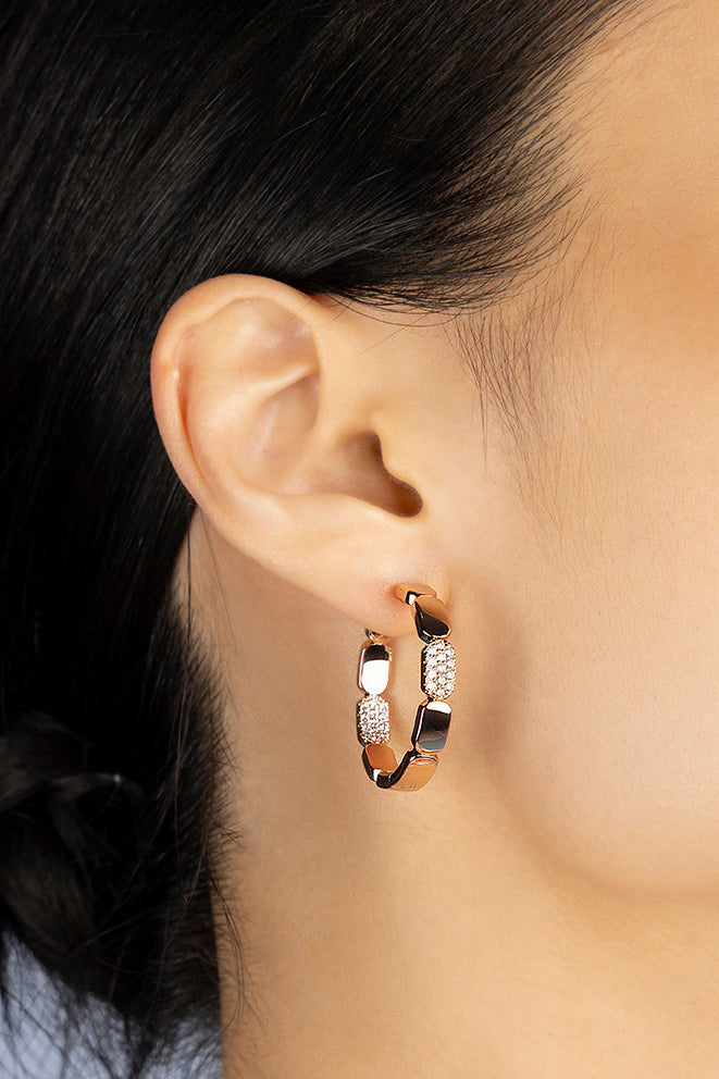 APM MONACO Boucles D'Oreilles Pavage