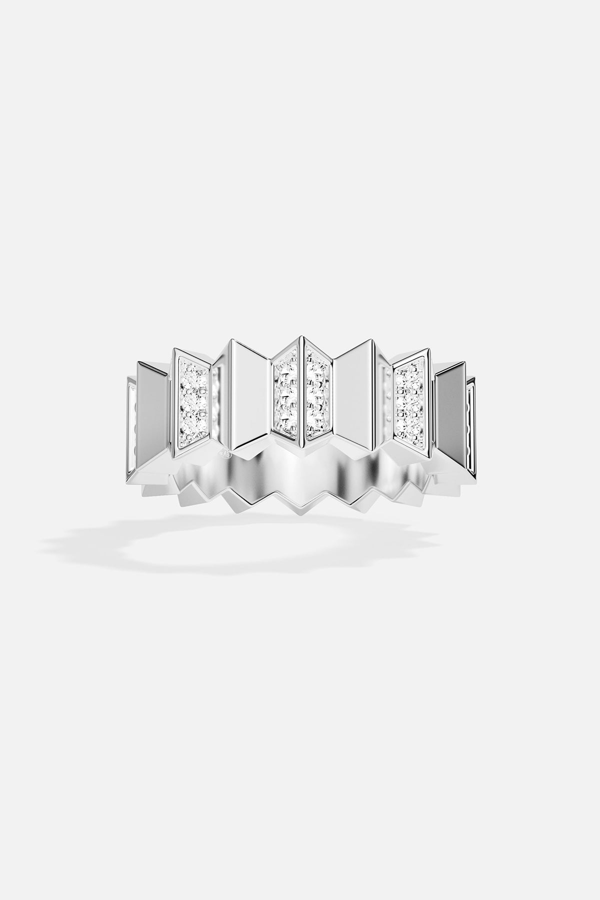 APM Monaco Bague Up and Down en Argent