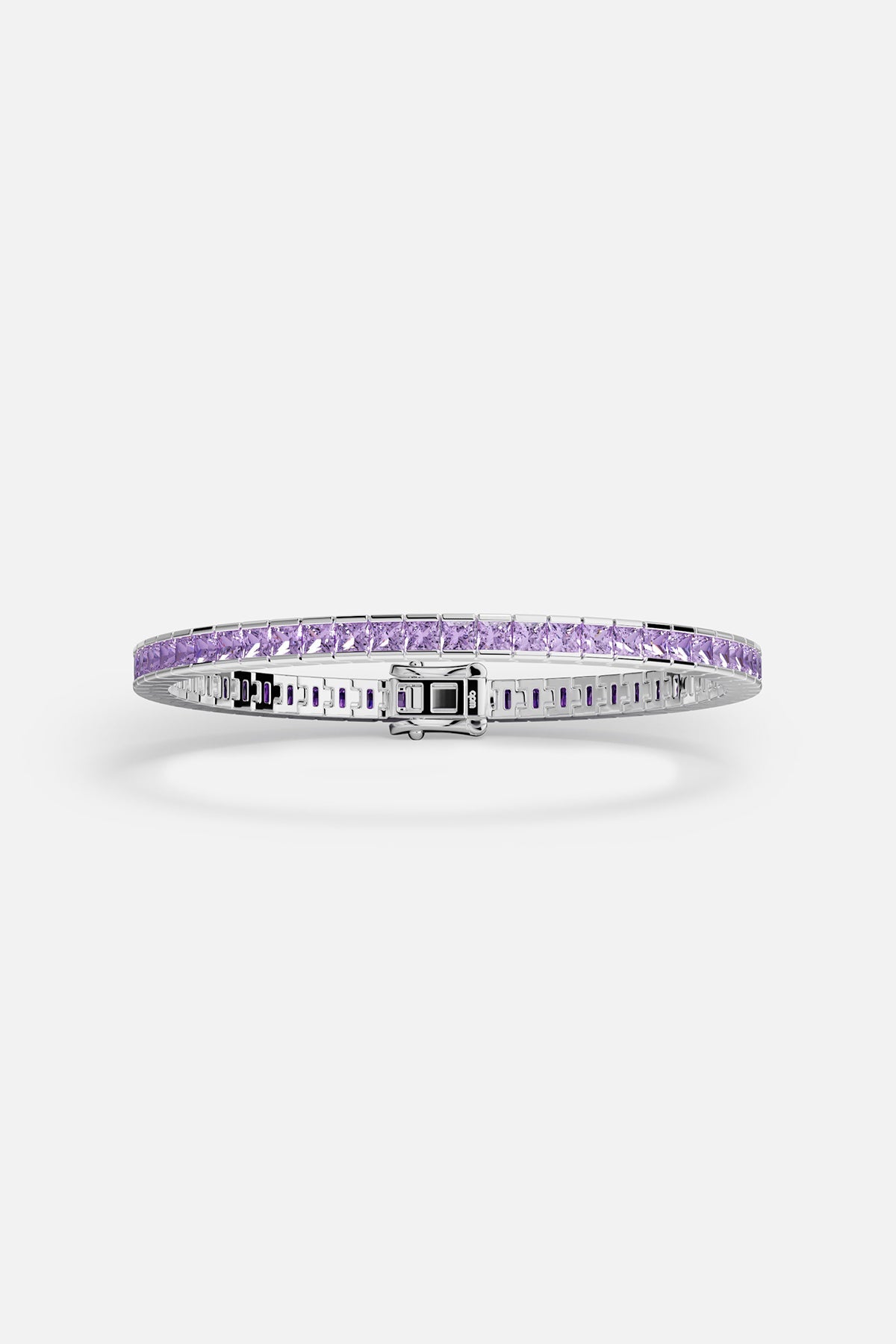 APM Monaco Bracelet Lumière Pavé Lilas