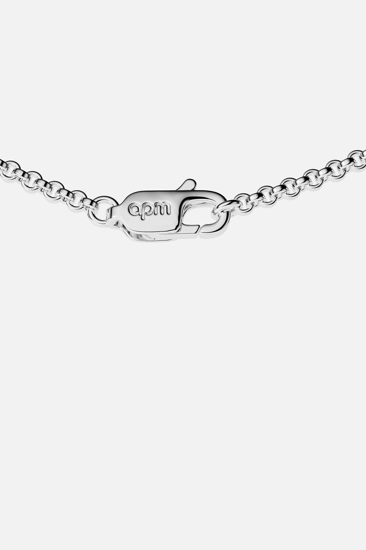 APM MONACO labyrinth adjustable choker in silver 