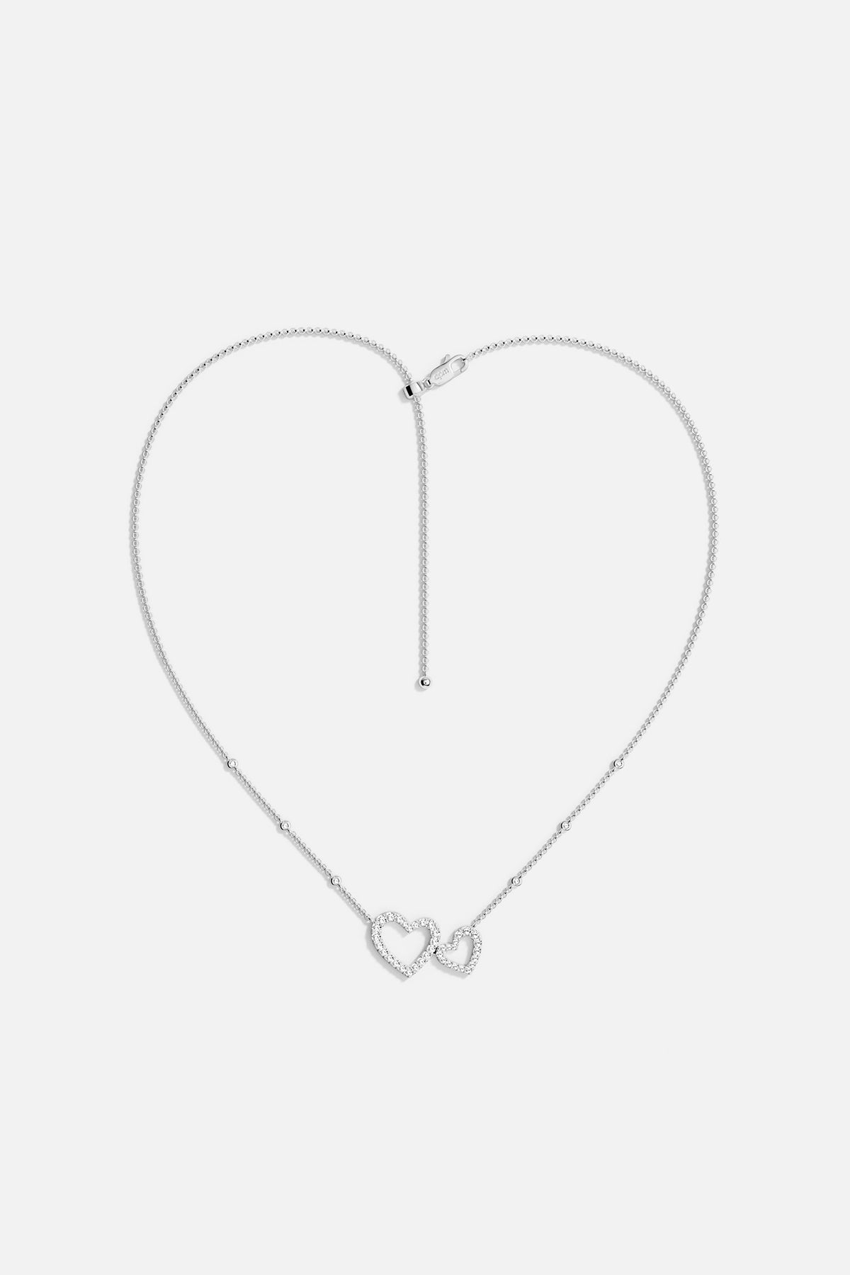 APM MONACO - Collier Double Cœurs