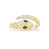 Bague Ouverte Serpent