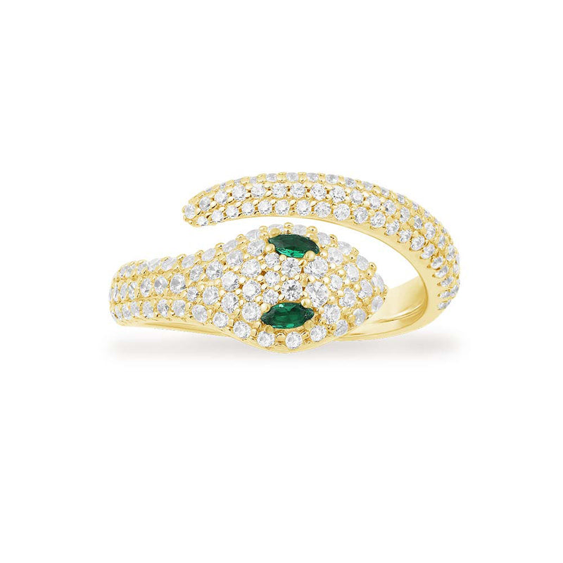 Bague Ouverte Serpent