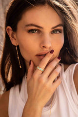 APM Monaco Bague Soleil en Or Jaune