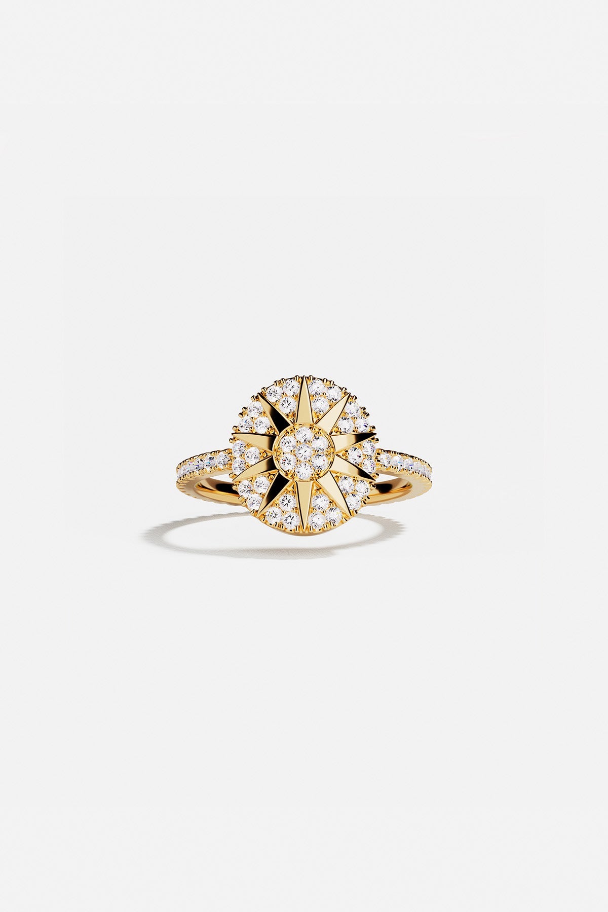Bague Soleil Pavé - APM Monaco