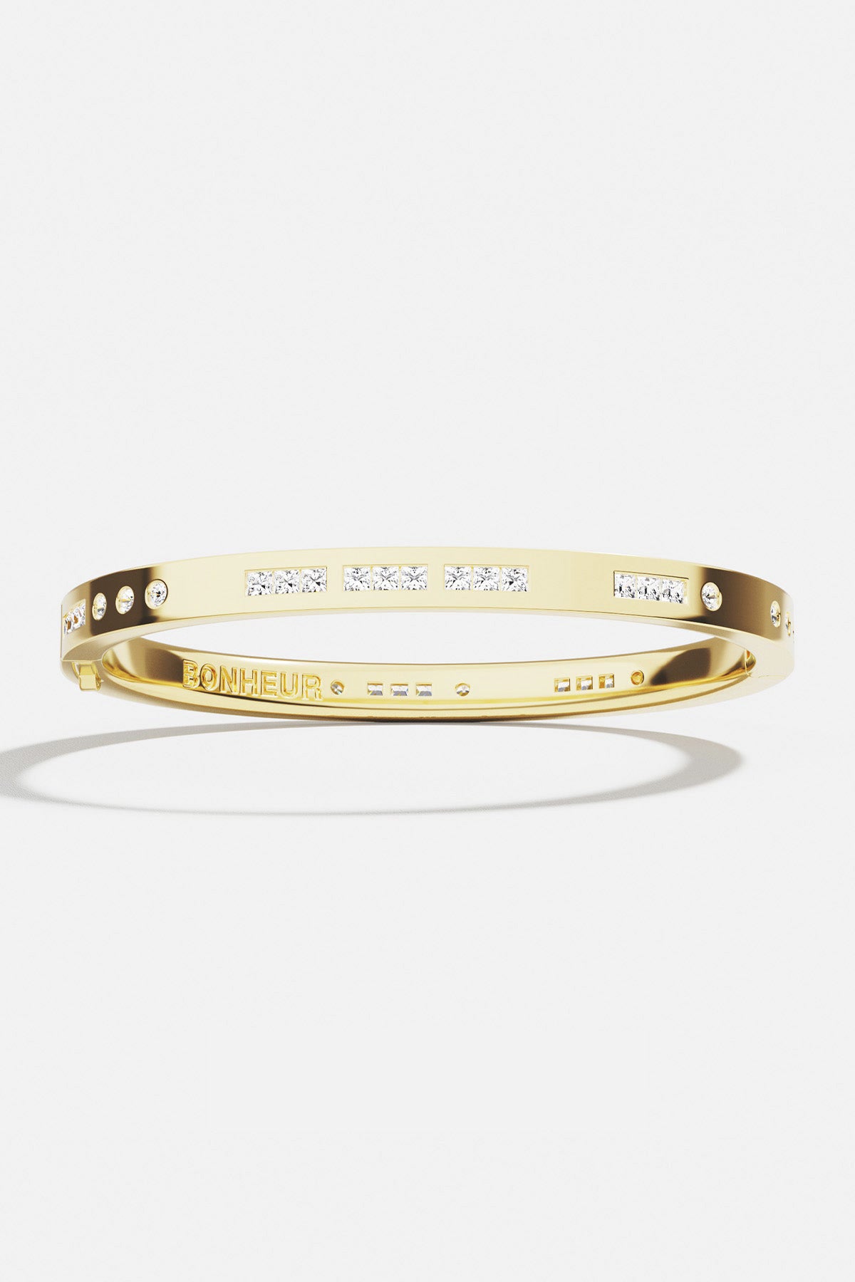 Bracelet Jonc Code Morse BONHEUR