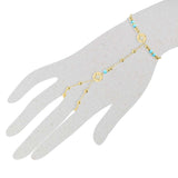 Bracelet de main Médaille Météorites avec Bague