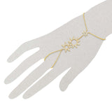 Bracelet de Main Ajustable Soleil avec Bague