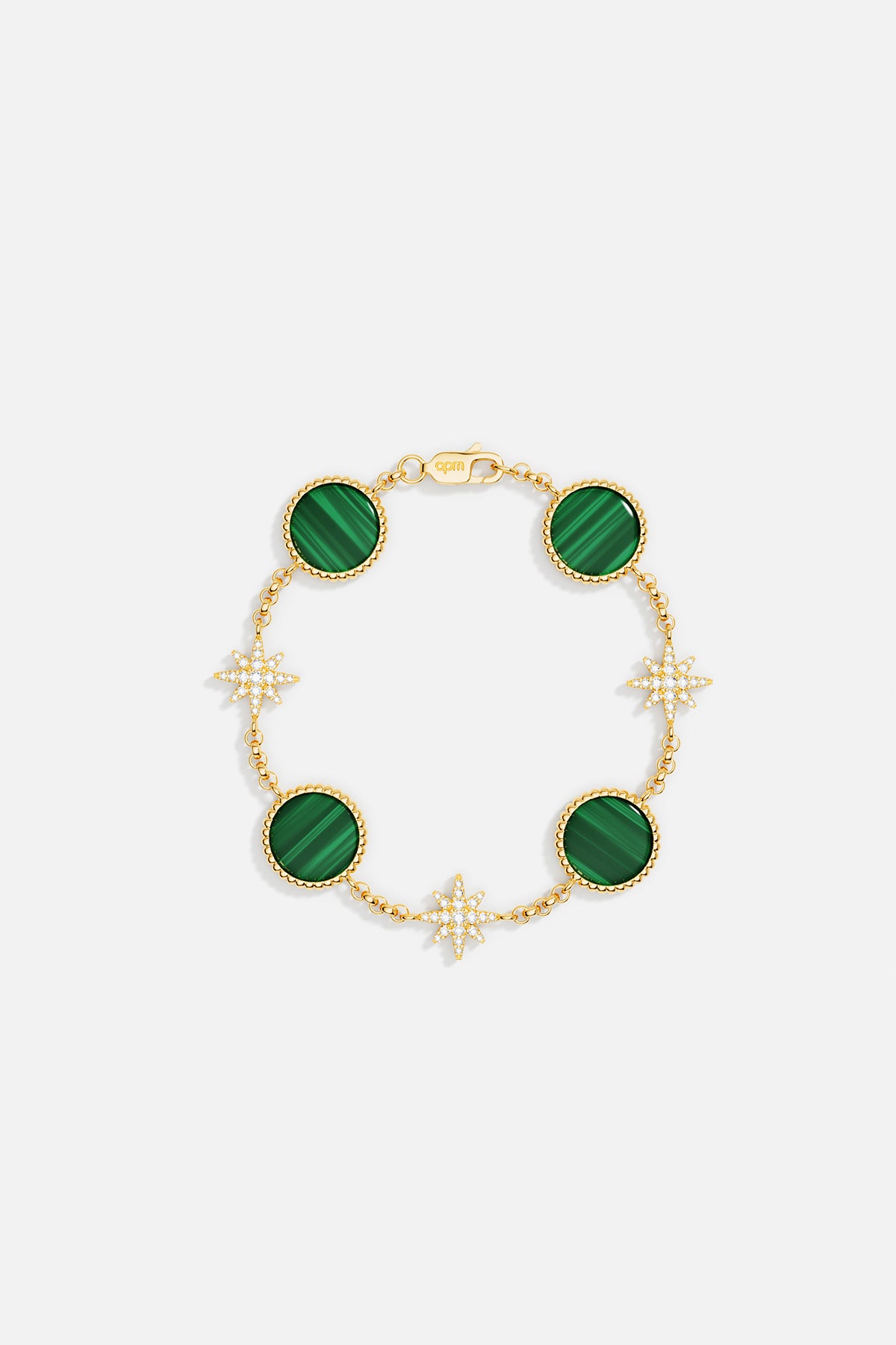 Bracelet Météorites Malachite