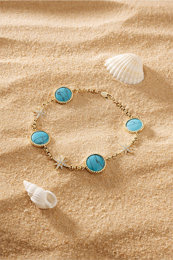 Bracelet Météorites Lagon