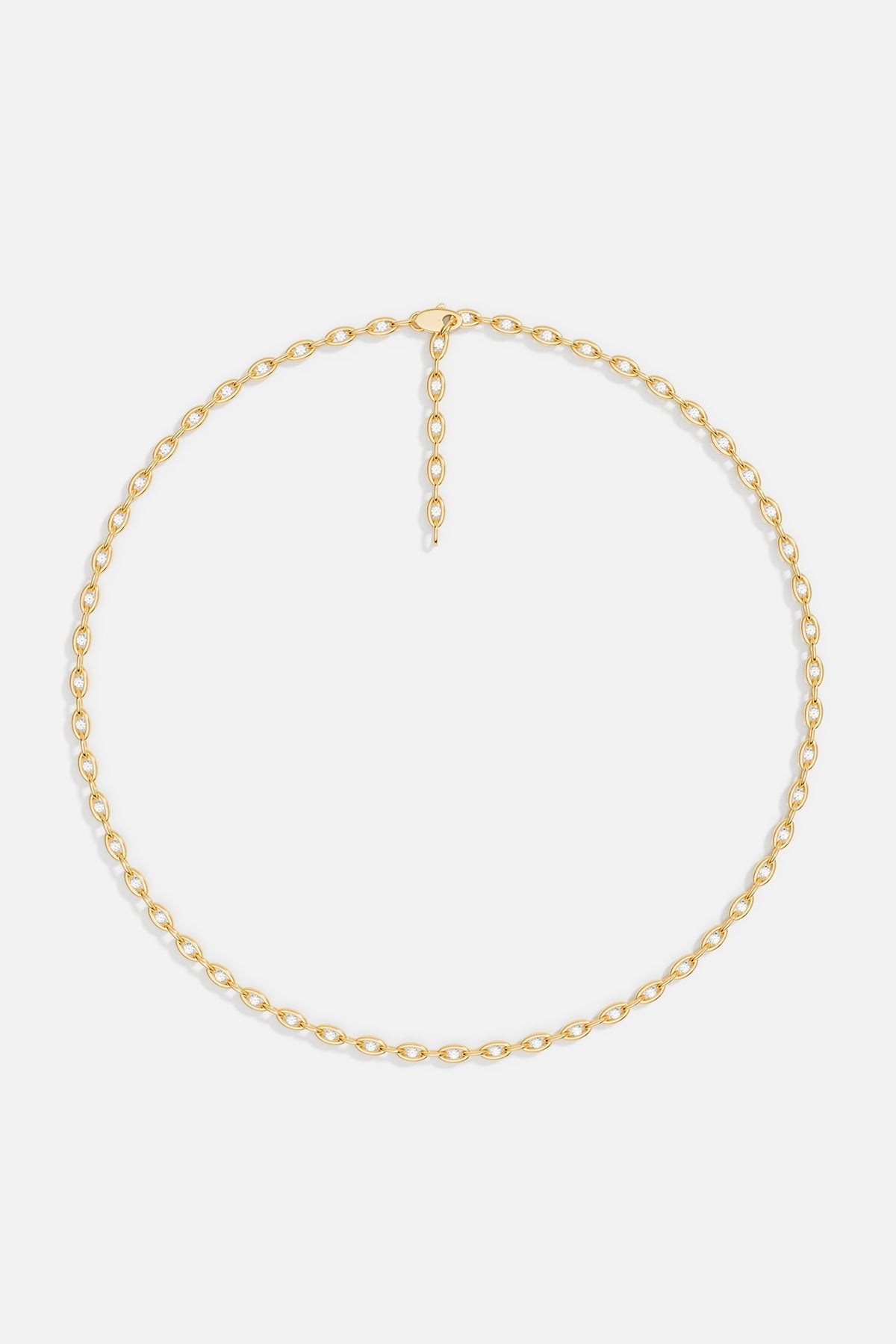 APM MONACO Collier Ajustable Chaîne Pavé