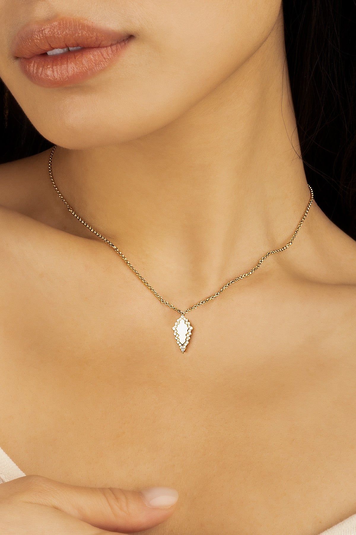 APM Monaco Collier Ajustable Éclat en Or Jaune